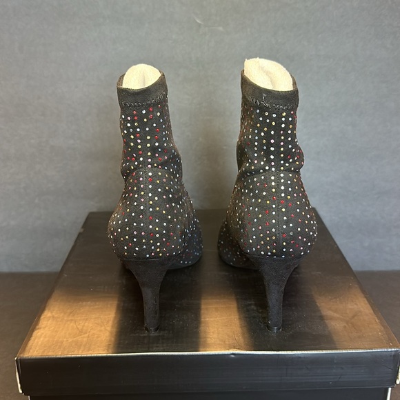 Rhinestone Bootie Heels - Picture 2 of 3